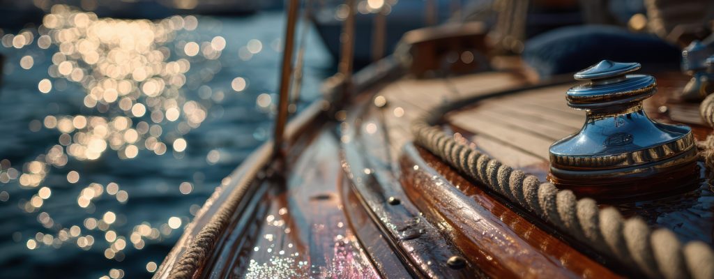Close-Up of Yacht